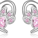 Fülbevalók mancsnyomokkal és szívvel – Ékszer kedvenceknek