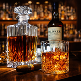 Whisky üveg - Üveg és pohár szett kiadás