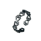 Rozsdamentes acélból készült mancsgyűrű – állatmotívummal ellátott, állítható női gyűrű