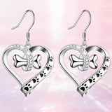 Ékszerkészlet kutyapaw, szív és csont motívumokkal – 2 darabos készlet