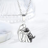 Szerencse nyaklánc kutyás motívummal